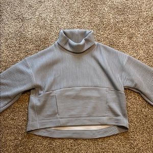 Lucy Grey Turtle Neck Sweatshirt